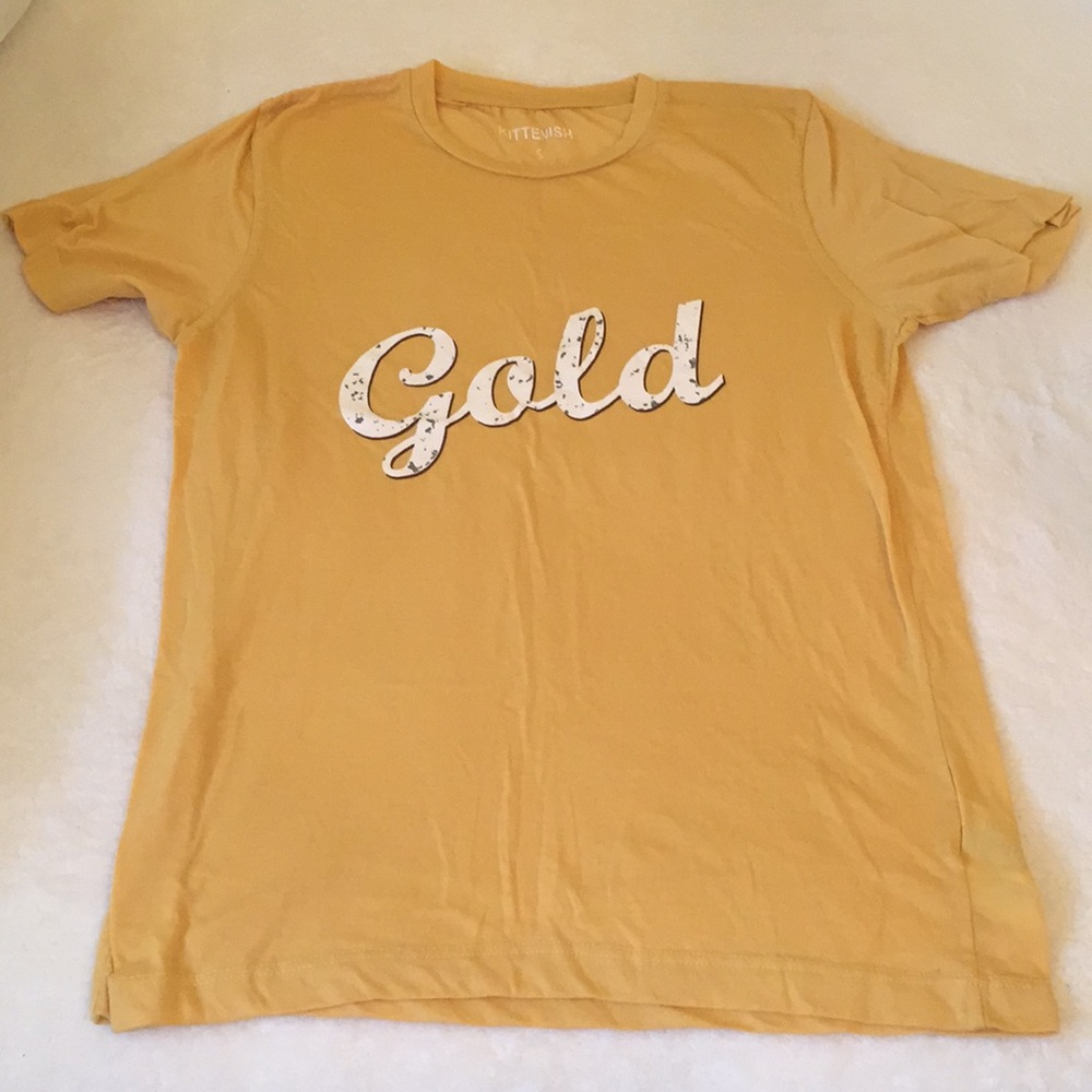 KITTENISH Gold T-Shirt